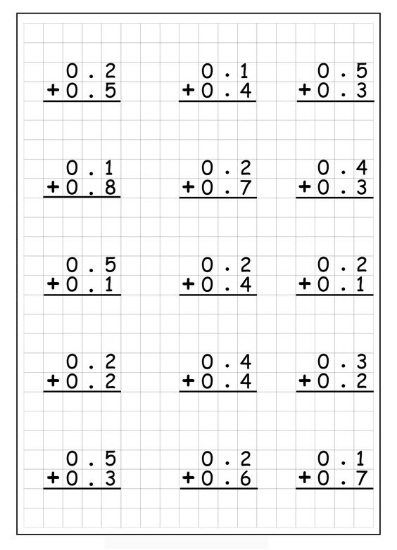 Add and Subtract Decimals 3