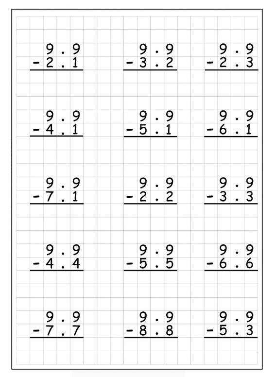 Add and Subtract Decimals 4
