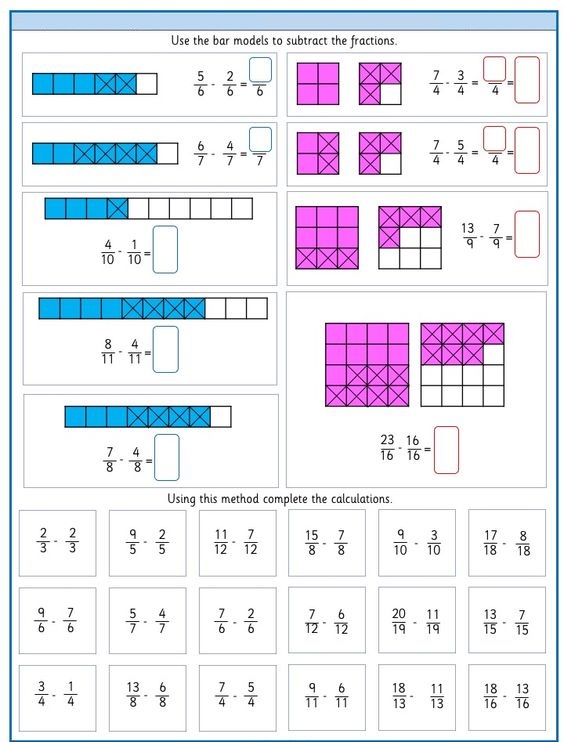 Add and Subtract Fractions 2.1