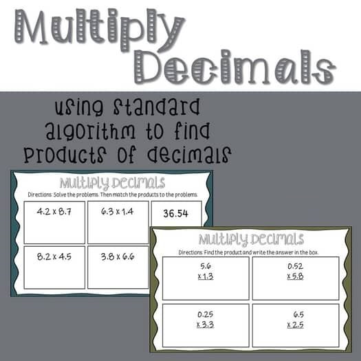 Models and Strategies to Multiply Decimals 3