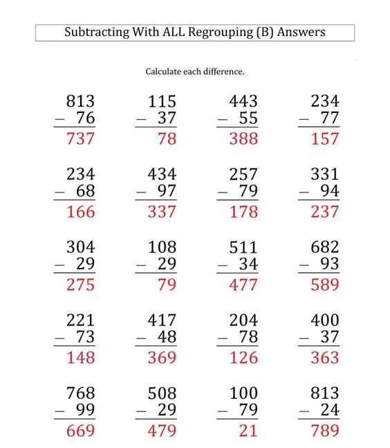 Subtract 2-Digit Numbers Using Models 1