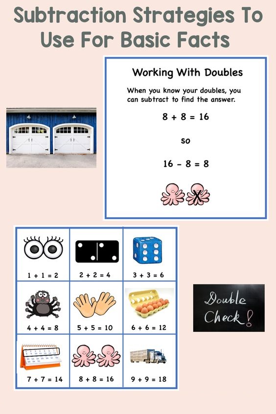 Subtraction Facts to 20 Use Strategies 1